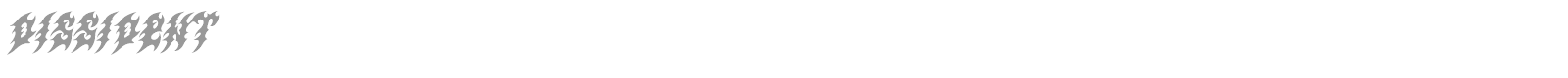 Dissident font preview